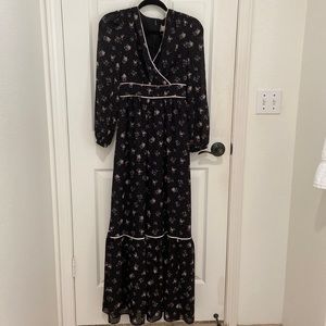 Gal Meets Glam Ariana Chiffon Maxi Dress Sz 00 - NWT